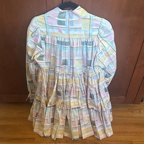 NWOT Aje Pastel Striped Shirt Dress - Picture 4 of 5
